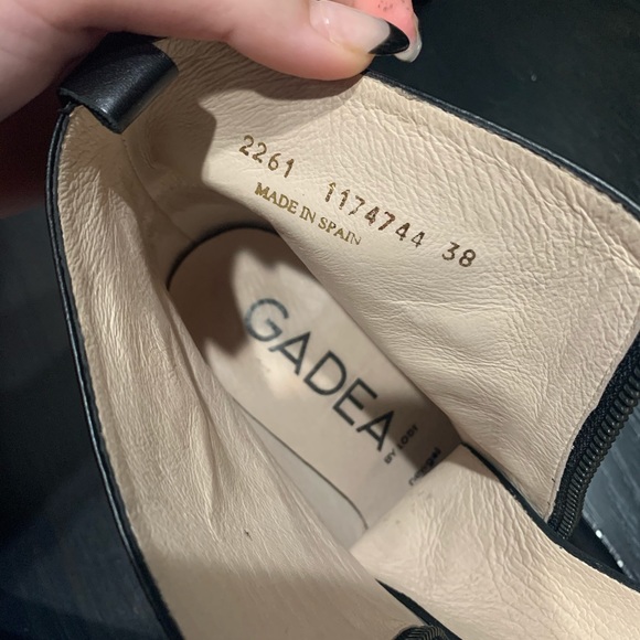 Gadea black platform boots, made in spain - Picture 5 of 6